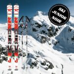 Ski noir junior