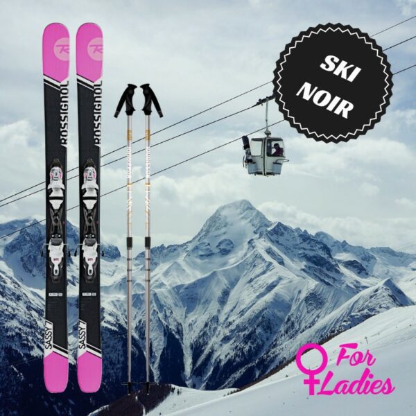 Ski noir femme