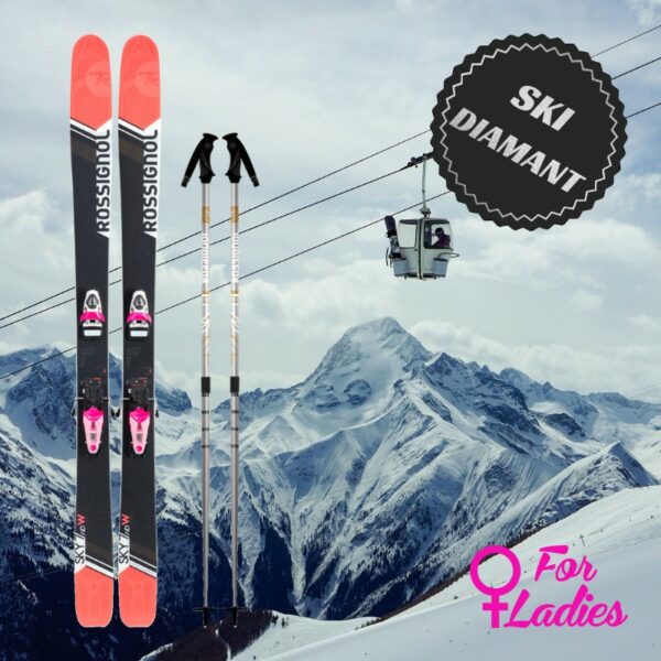Ski diamant femme