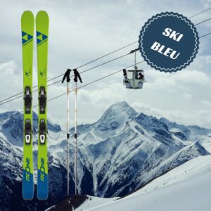 Ski bleu homme