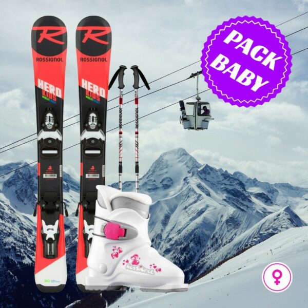 Pack ski baby fille