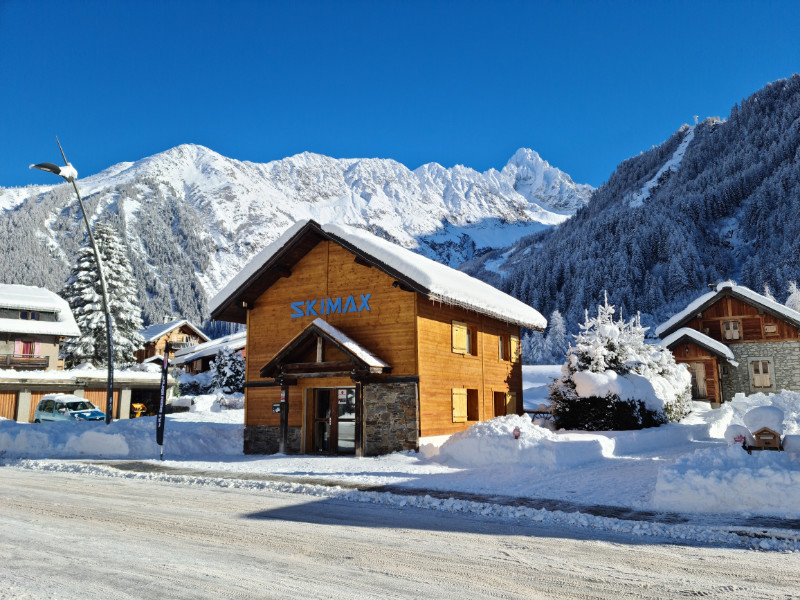 The Skimax store in Argentière